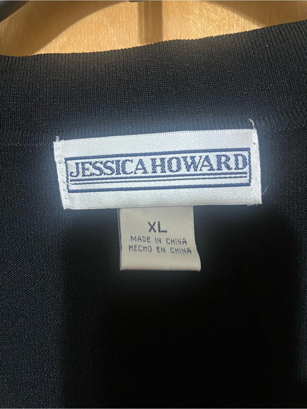 Jessica Howard Black 3 Button Women’s Shrug Cardigan XL